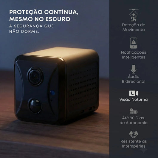 Mia+ visão noturna — proteção contínua mesmo no escuro